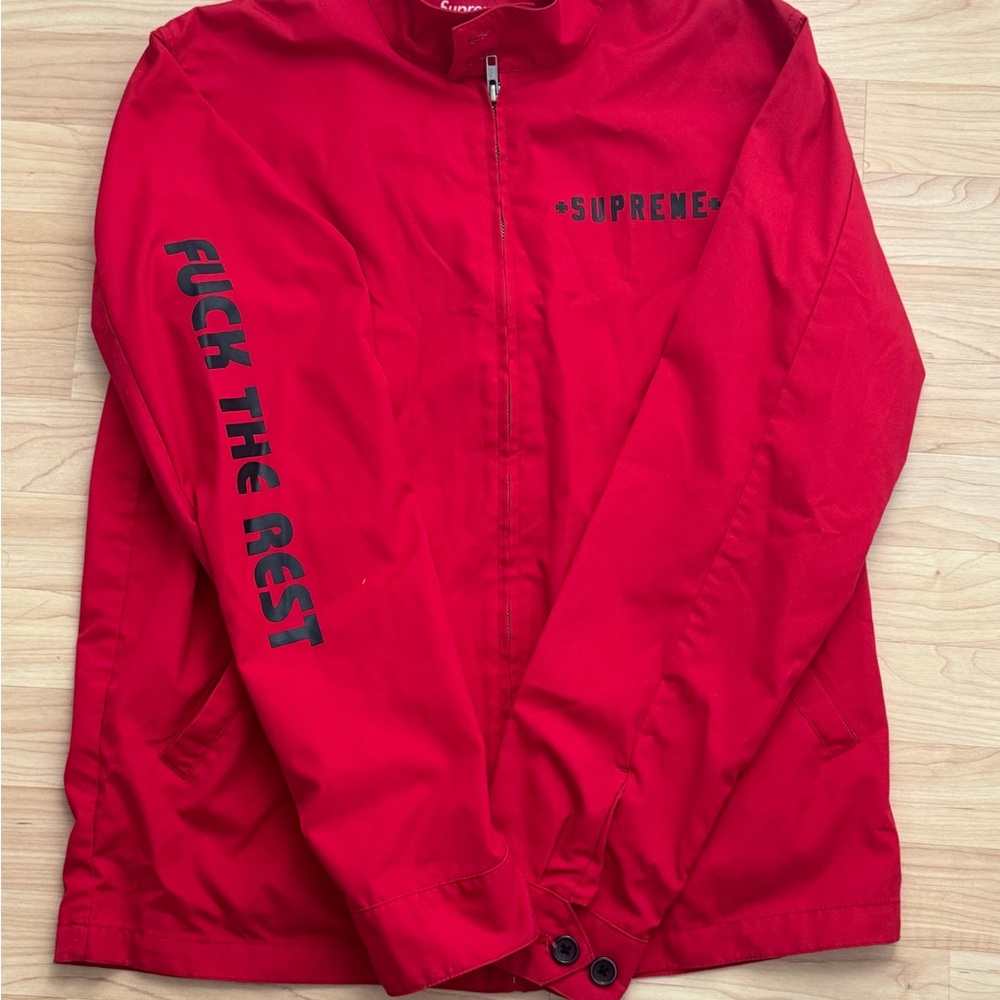 Supreme × Independent Harrington Jacket